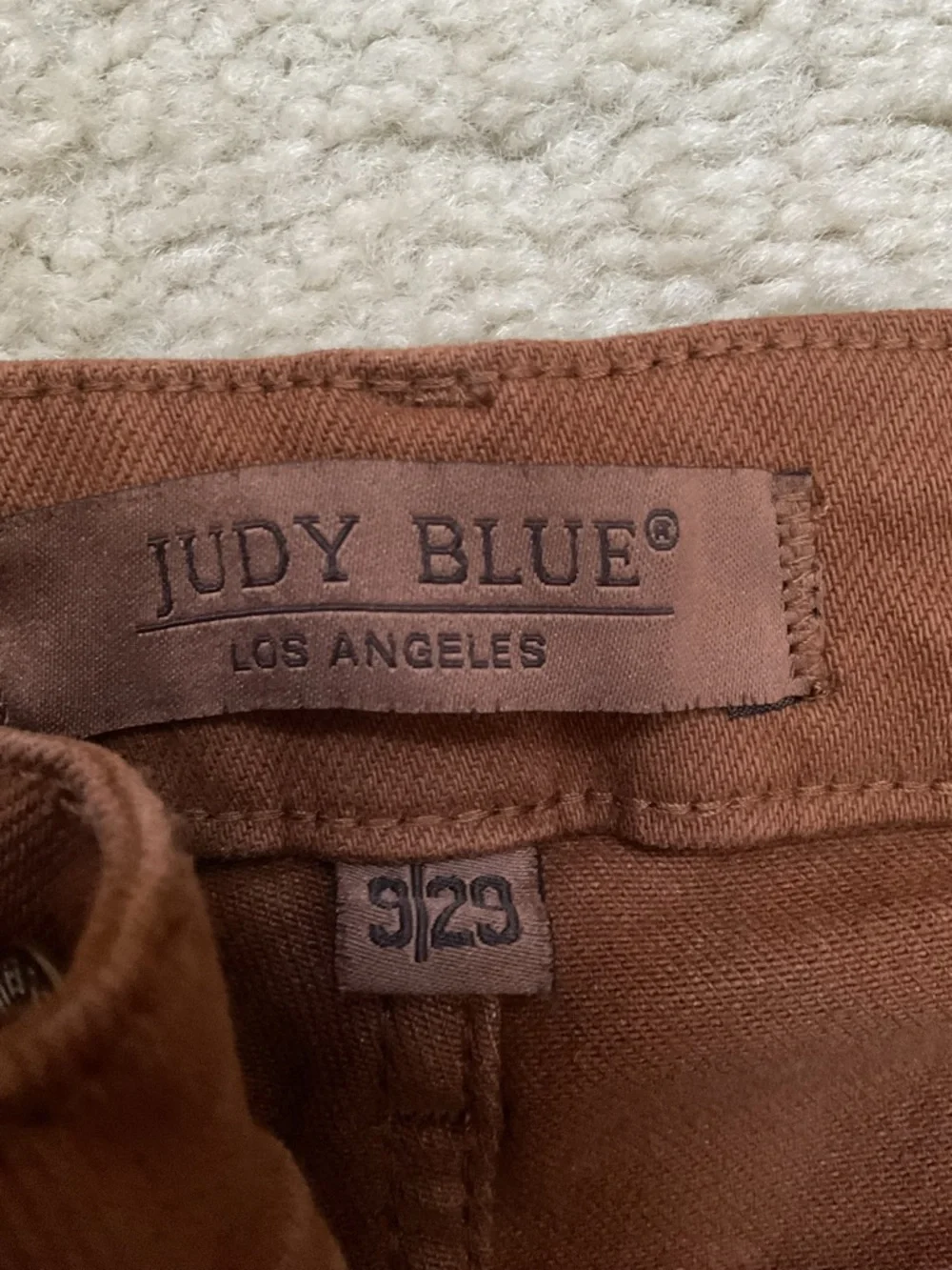 Judy Blue Brown High-Rise flare cropped Jen’s - Picture 5 of 8